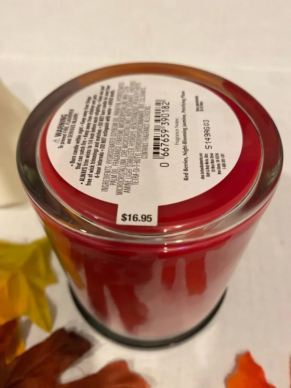“Vampire Blood” Bath & Body Works Halloween New Single Wick Candle